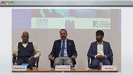 Addressed the DiSAI Seminar in association with MMA on 23 May 2022 on “Recent Trends in Cyber Crimes”.